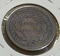 1855 Large Cent circ nicer coin