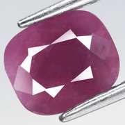 Glistening violet red 2.26ct UNHEATED Ruby