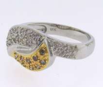 Ring & Earring Diamond Set in 18kt White Gold