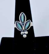 Sterling Silver Turquoise Ring.