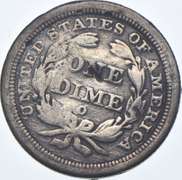 1843-O Seated Liberty Dime