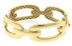 Wonderful Handmade Italian 14k Gold Chain Bracelet.