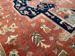MAGNIFICENT SERAPI DESIGN RUG 9x12