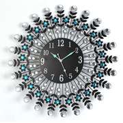 Large Modern 3D Crystal Wall Clock Luxury
