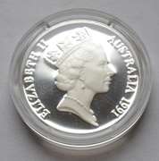 1991 Birds Of Australia Silver $ 10 Proof Silver Coin