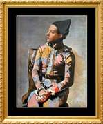 Pablo Picasso, Seated Harlequin