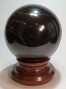 Stunning 5,750ct black Obsidian sphere