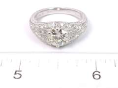 Incredible Ladies 1.05CTS Diamond Ring in 18K White Gold