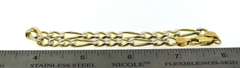 Nice Gold Plated Sterling Silver Figaro Chain Bracelet