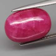 Heated only! 9.32ct top pinkish red Ruby cabochon