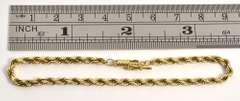 Easy to Wear 14k Rope Bracelet