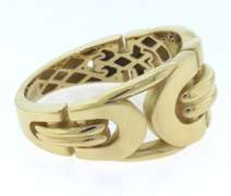 Intricate Handmade Italian 14k Gold Ring