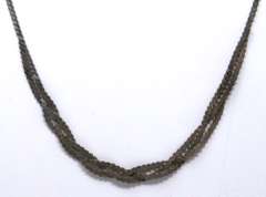 Vintage Sterling Silver Braided Necklace