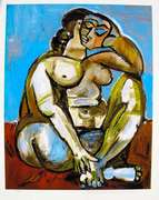 Pablo Picasso, Seated Nude