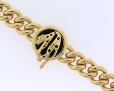 Incredible Black Onyx Curb Link Bracelet