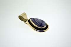 Sterling Silver Agate Pendant
