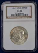1924 Huguenot Half Dollar NGC MS65.