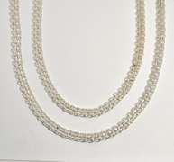 Nice Pair of Hand Made Flat Necklaces