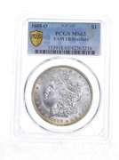MS63 1888-O Morgan Silver Dollar - VAM 1B Scarface - Top 100 - PCGS