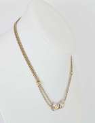 Sterling Silver Heart Necklace With Gold Plated Hearts.