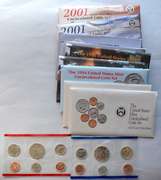 2 Each 1992 1994-5 1998  &  1 2001 US Mint Sets