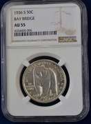1936-S Bay Bridge Half Dollar NGC AU55.