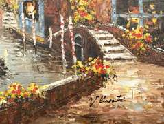 BEAUTIFUL  HAND PAINTED PAINTING ON CANVAS