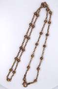 Italian Sterling Silver Bead Chain Necklace
