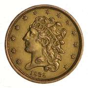 1838 $5.00 Classic Head Gold Half Eagle