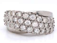 Wonderful White Gold 2cts Diamond Wedding Ring