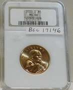 2000-D Sac Dol NGC MS-66 Super Gem