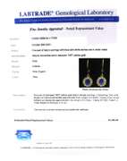 Charming Yellow Gold Tanzanite and Diamond Dangle Earrings