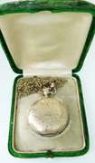 Antique Waltham Pocket Watch with Original Box and a 23 inch Adjustable Chain - WORKING!