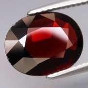 Gorgeous 4.87ct burgandy red Spessartite Garnet