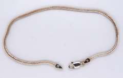 Italian Sterling Silver Chain Bracelet