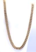 Uncomparable Yellow Gold 10.8ctw Diamond Necklace