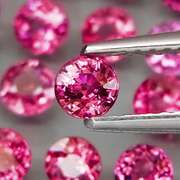 Ravishing 8.35ct violet pink Rhodolite Garnet set