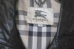 Burberry Men's Leather Jacket