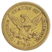 1847 $2.50 Liberty Head Gold Quarter Eagle - Charlotte Gold