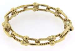 Original Handmade Italian 14k Gold Chain Bracelet