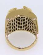 Attractive Yellow Gold Black Onyx Ring