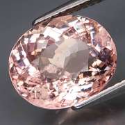 Simply gorgeous 4.34ct UNHEATED whisper pink Morganite
