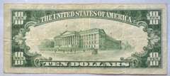10 1934 $ A Series Emergency Issue Silver Certificate North Africa.