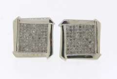 10K WHITE GOLD DIAMOND STUDS