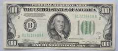 $ 100 1934 A Near Unc NY  Fed FRN