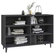 Sideboard Gray 40.7"x13.8"x27.6" Chipboard