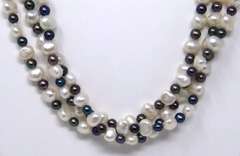 Fresh water Pearl 3 Strand Necklace