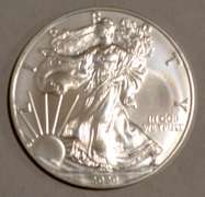 2020 Choice Frosty White BU Silver Eagle