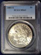 1881-S MS63 Morgan $ PCGS