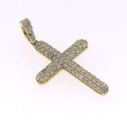 Stunning 10kt Diamond Cross Pendant